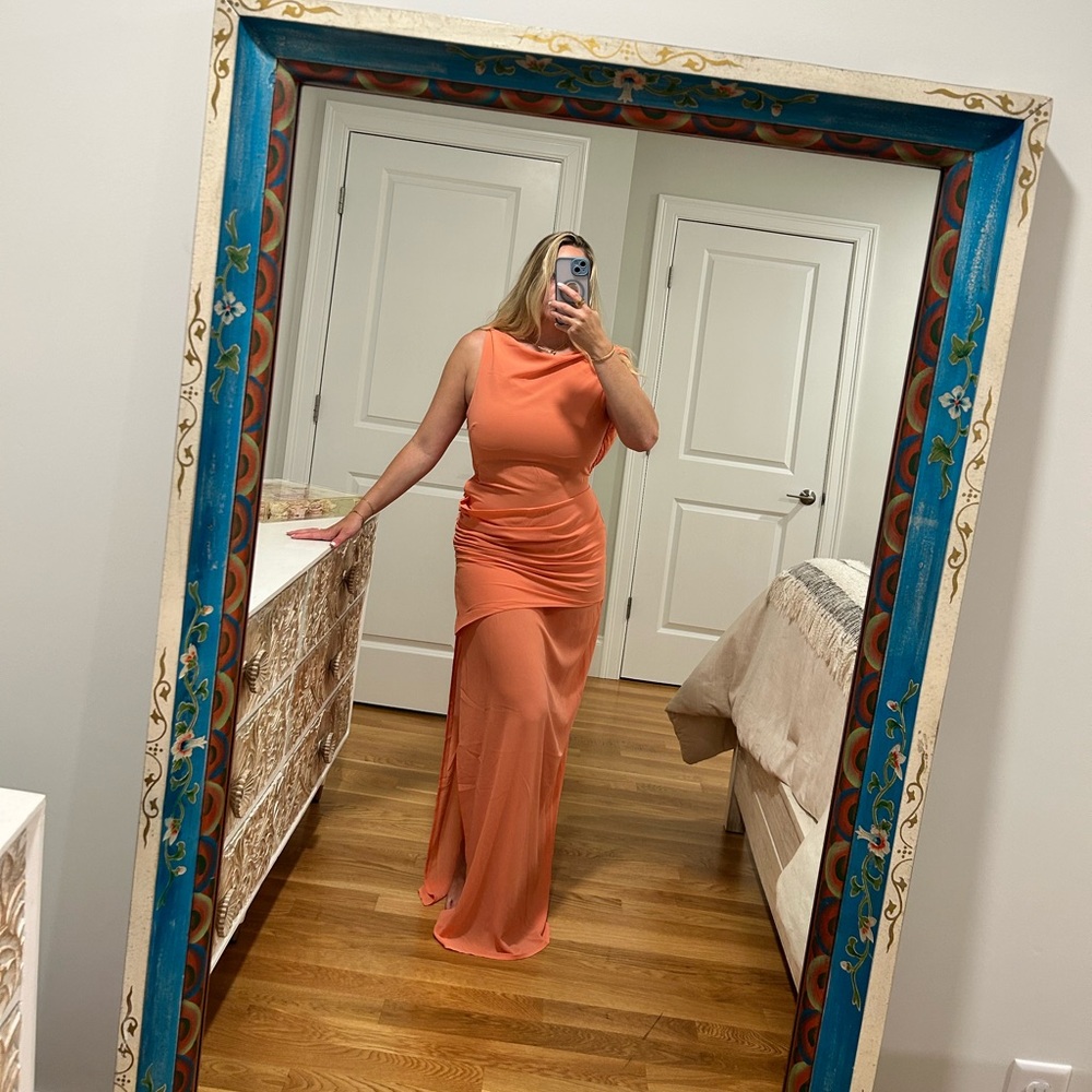 Coral Daria Meshki Dress